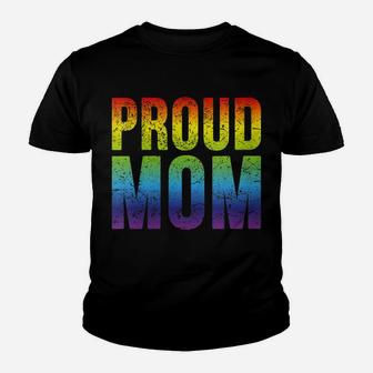 Womens Gay Pride Proud Mom Tshirt Lgbt Parent Mother Youth T-shirt | Crazezy DE