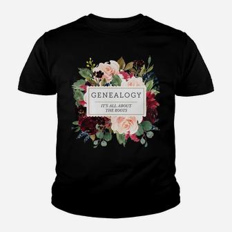Womens Genealogy Gift Genealogist Gift Ladies Family Research Youth T-shirt | Crazezy DE