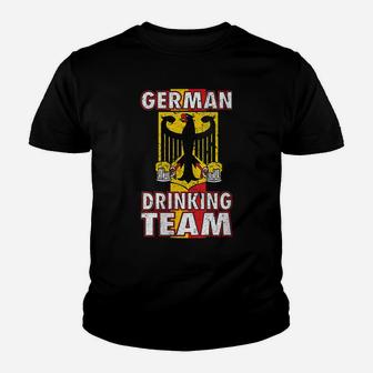 Womens German Drinking Team Germany Flag Funny Oktoberfest Gift Youth T-shirt | Crazezy AU