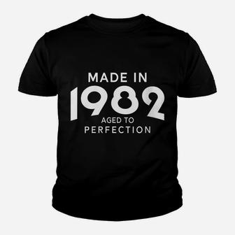 Womens Gift For 40 Year Old Made In 1982 Aged To Perfect Vintage Youth T-shirt | Crazezy