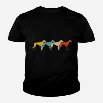Womens Greyhound Vintage Retro Dog Pet Racer Lover 60S 70S Gift Youth T-shirt | Crazezy