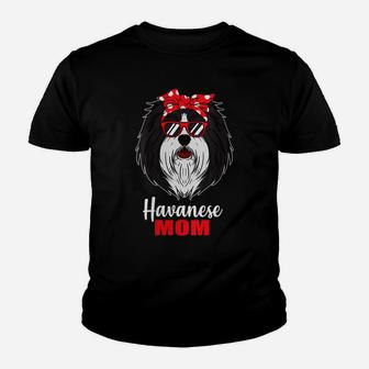 Womens Havanese Mom Gift Idea Proud Dog Owner Youth T-shirt | Crazezy