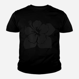 Womens Hibiscus Spring Flower Minimalist Retro Vintage Floral Style Youth T-shirt | Crazezy AU