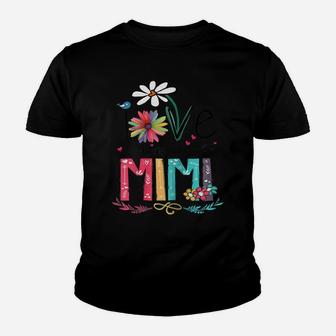 Womens I Love Being Called Mimi Sunflower Mothers Day Gift Youth T-shirt | Crazezy CA