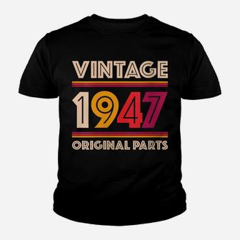 Womens Made In 1947 72 Years Old Gift Vintage 72Nd Birthday Youth T-shirt | Crazezy
