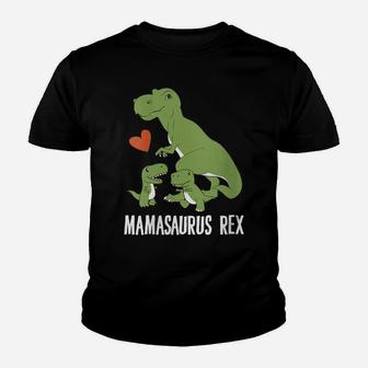 Womens Mamasaurus Rex Dinosaur Lover Mother's Day Gift Youth T-shirt | Crazezy