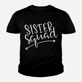 Womens Matching Sister Bff Gift For Best Friend Sister Squad Youth T-shirt | Crazezy CA