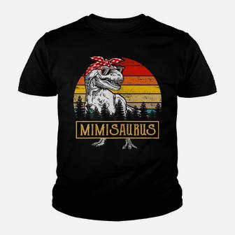 Womens Mimisaurus Dinosaur Tshirt Rex Mother Day For Mom Gift Youth T-shirt | Crazezy
