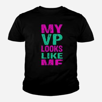 Womens My Vp Looks Like Me A Retro Vintage Madam Vice President Youth T-shirt - Monsterry UK