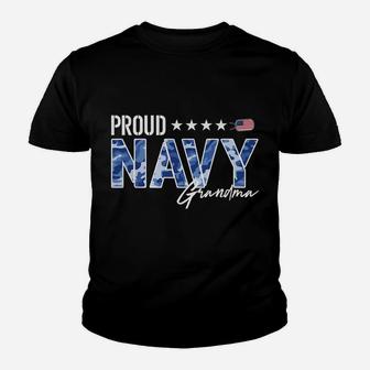 Womens Nwu Proud Navy Grandma For Grandmothers Of Sailors Youth T-shirt | Crazezy
