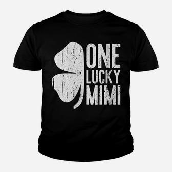 Womens One Lucky Mimi Vintage St Patrick Day Gift Youth T-shirt | Crazezy