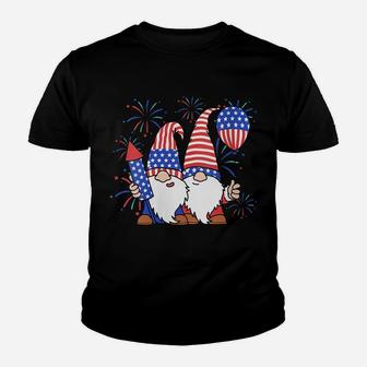 Womens Patriotic Gnomes Usa American Flag 4Th Of July Gnome Youth T-shirt | Crazezy DE