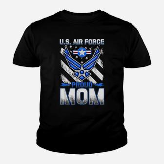 Womens Pride Military Family - Proud Mom Air Force Gifts Youth T-shirt | Crazezy DE
