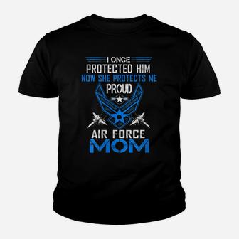 Womens Pride Military Family - Proud Mom Air Force Youth T-shirt | Crazezy DE