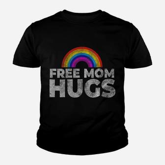 Womens Pride Parade Free Hugs Proud Mom Lgbt Youth T-shirt | Crazezy