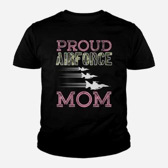 Womens Proud Air Force Mom Mother's Day Veterans Youth T-shirt | Crazezy DE