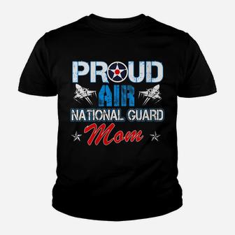 Womens Proud Air National Guard Mom Air Force Veterans Day Youth T-shirt | Crazezy DE