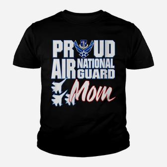 Womens Proud Air National Guard Mom Usa Military Mothers Day Women Youth T-shirt | Crazezy DE