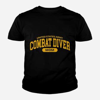 Womens Proud Army Combat Diver Mom Youth T-shirt | Crazezy CA
