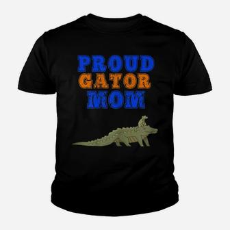 Womens Proud Gator Mom Shirt - Cute Mother Gator Shirt For Parents Youth T-shirt | Crazezy