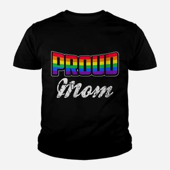 Womens Proud Mom Gay Pride Month Lgbtq Youth T-shirt | Crazezy CA
