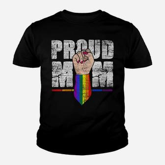 Womens Proud Mom - Gay Pride Month Mother Day Lgbt Youth T-shirt | Crazezy UK