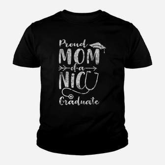Womens Proud Mom Nicu Graduate Funny Newborn Nurse Gift Youth T-shirt | Crazezy
