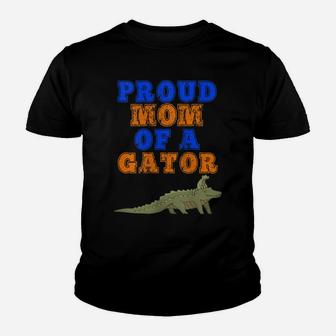 Womens Proud Mom Of A Gator -Fun Mother Alligator Gift For Parents Youth T-shirt | Crazezy