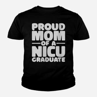 Womens Proud Mom Of A Nicu Graduate Prematurity Awareness Youth T-shirt | Crazezy