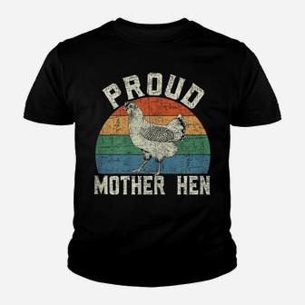 Womens Proud Mother Hen Chicken Lover Mama Best Mom Ever Farmer Youth T-shirt | Crazezy DE