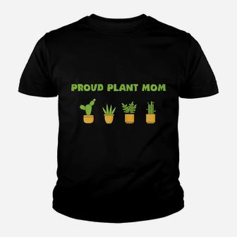 Womens Proud Plant Mom | Plants Flowers Tee Gift Idea Youth T-shirt | Crazezy AU