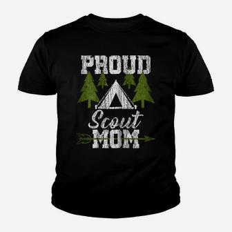 Womens Proud Scout Mom - Scouting Mother Shirt Gift Youth T-shirt | Crazezy AU