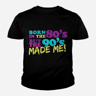Womens Retro 80S Baby 90S Made Me Vintage Youth T-shirt | Crazezy DE