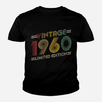 Womens Retro Vintage 1960 Made In 1960 60Th Birthday 60 Years Old Youth T-shirt | Crazezy