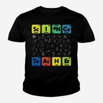 Womens Science Teacher Funny Periodic Table Teaching Youth T-shirt | Crazezy CA