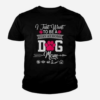 Womens Shirts For Dog Loving Mom Graphic Tee Plus Size Mothers Day Youth T-shirt | Crazezy CA