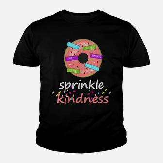 Womens Sprinkle Kindness Donut - Anti-Bullying Kindness Teacher Youth T-shirt | Crazezy