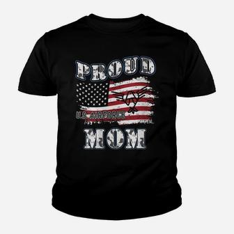 Womens Us Air Force Mom's Gift Proud Army Mom Youth T-shirt | Crazezy DE