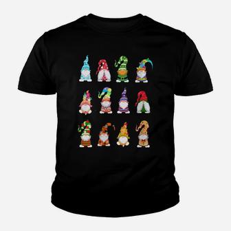 Womens Valentine's Gnome St Patrick's Gnomies Easter Spring Gnomes Youth T-shirt | Crazezy CA