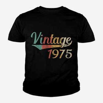 Womens Vintage 1975 45Th Birthday Made In 1975 Youth T-shirt | Crazezy AU