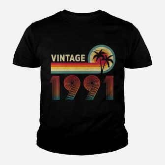 Womens Vintage 1991 Made In 1991 30Th Birthday 30 Years Old Gifts Youth T-shirt | Crazezy