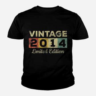 Womens Vintage 2014 Made-In 2014 7Th Birthday Women 7 Years Youth T-shirt | Crazezy AU