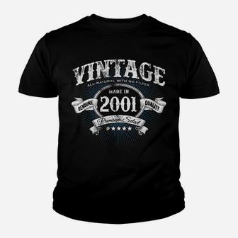 Womens Vintage 20Th Birthday Made In 2001 Classic Original Youth T-shirt | Crazezy