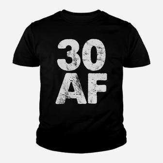 Womens Vintage 30 Af Made In 1990 Classic 30Th Birthday Old Af A2 Youth T-shirt | Crazezy CA
