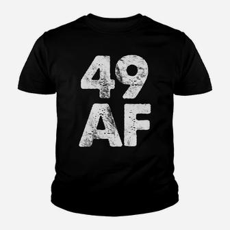 Womens Vintage 49 Af Made In 1972 Funny 49Th Birthday Youth T-shirt | Crazezy