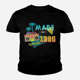 Womens Vintage 90S Made In 1996 24Th Birthday Retro Nostalgia Youth T-shirt | Crazezy UK