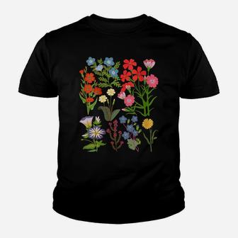 Womens Vintage Botanical Floral Flower Hawaiian Gifts For Men Women Youth T-shirt | Crazezy
