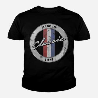 Womens Vintage Hot Rod Made In 1971 Classic 50Th Birthday Youth T-shirt | Crazezy