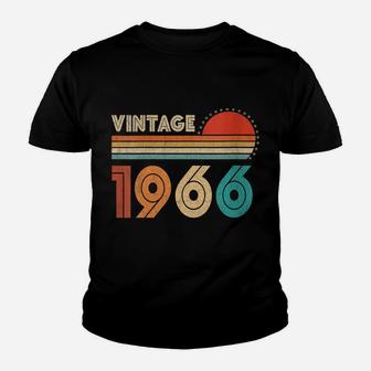 Womens Vintage Made In 1966 Retro 56 Years Old 56Th Birthday Gift Youth T-shirt | Crazezy