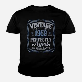 Womens Vintage Made In 1968 Classic 52Nd Birthday Perfectly Aged Youth T-shirt | Crazezy